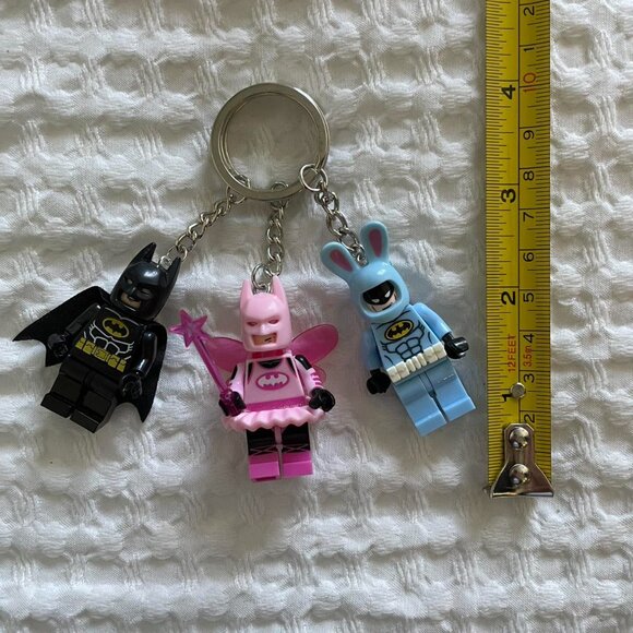 COPY - Bundle Deal! - Fairy Batman, Bunny, and Lego Batman keychains - multicol… - Picture 5 of 8